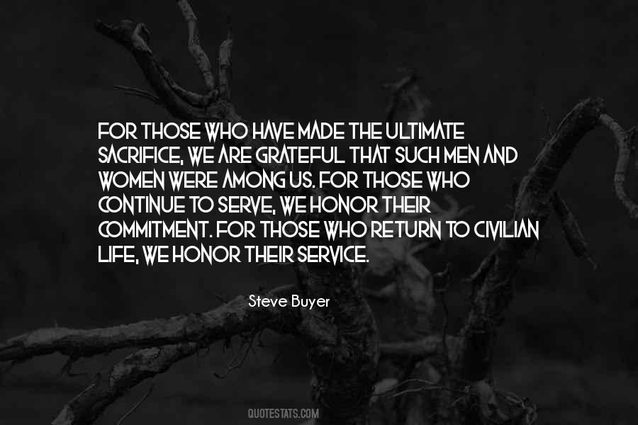 Quotes About Ultimate Sacrifice #805564