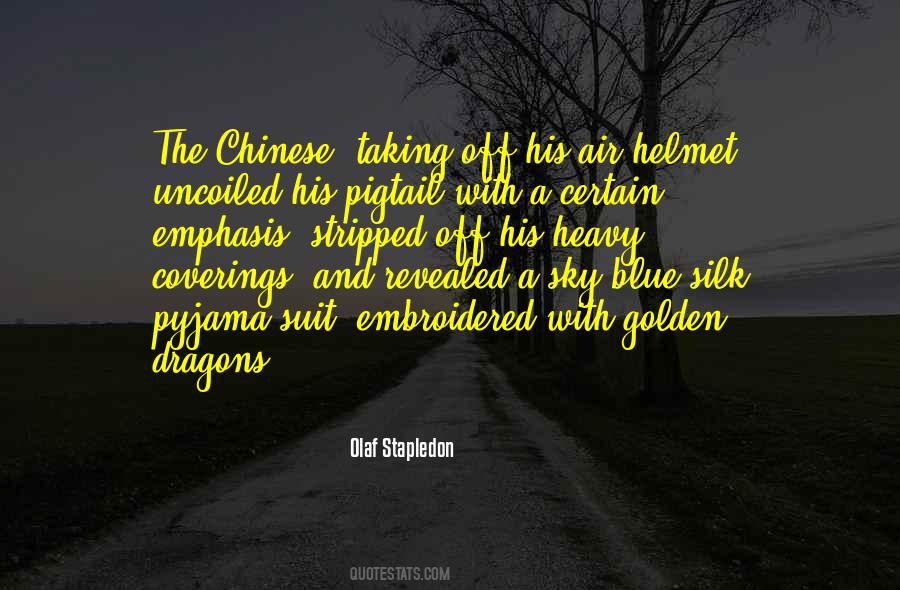 Sky Blue Suit Quotes #835429