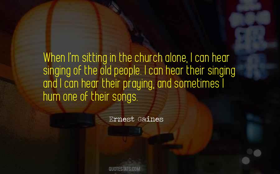 Quotes About Sitting Alone #1004455