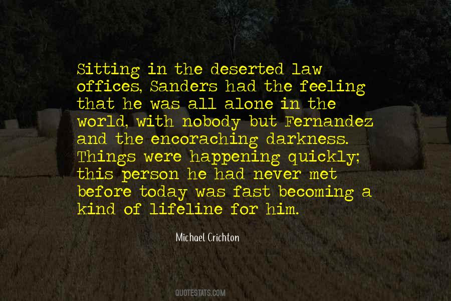 Quotes About Sitting Alone #1545243