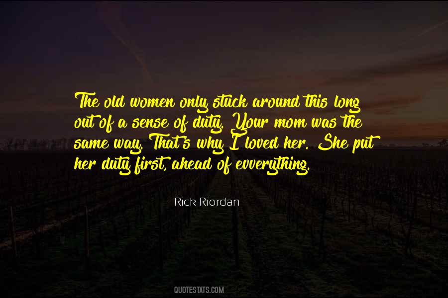 Old Women Quotes #1359188