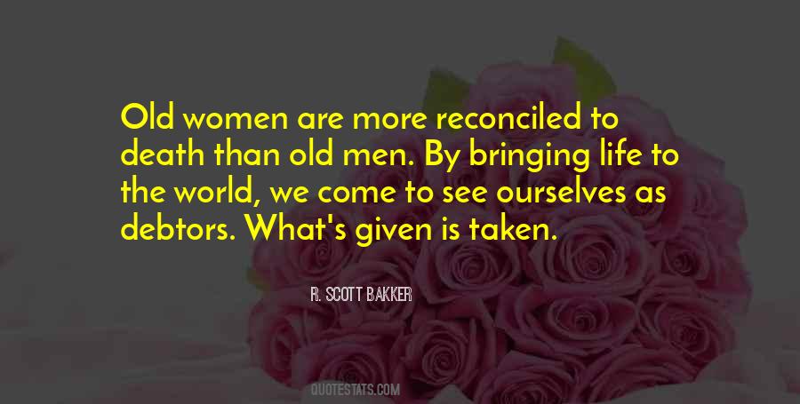 Old Women Quotes #1366700