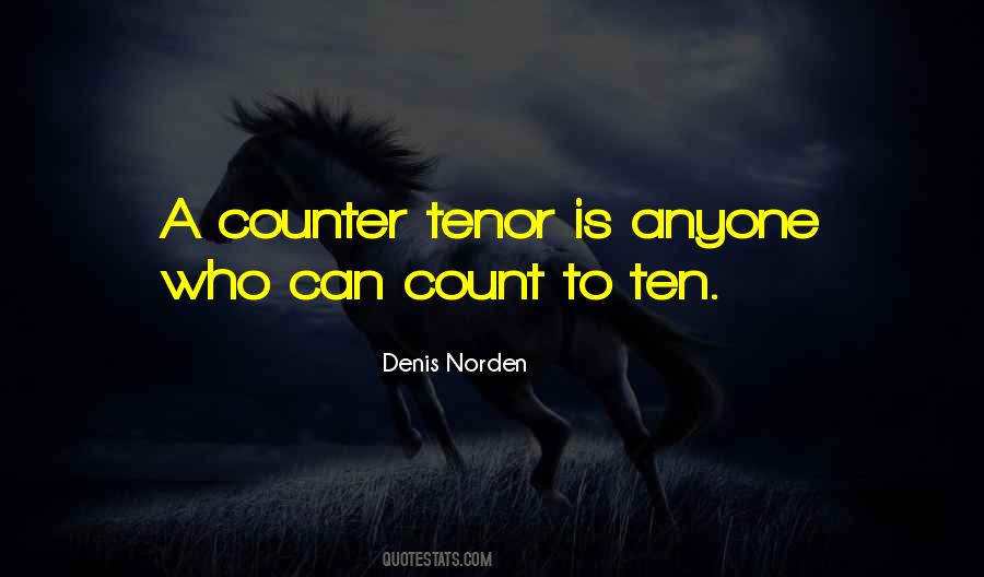 Quotes About Tenors #345902