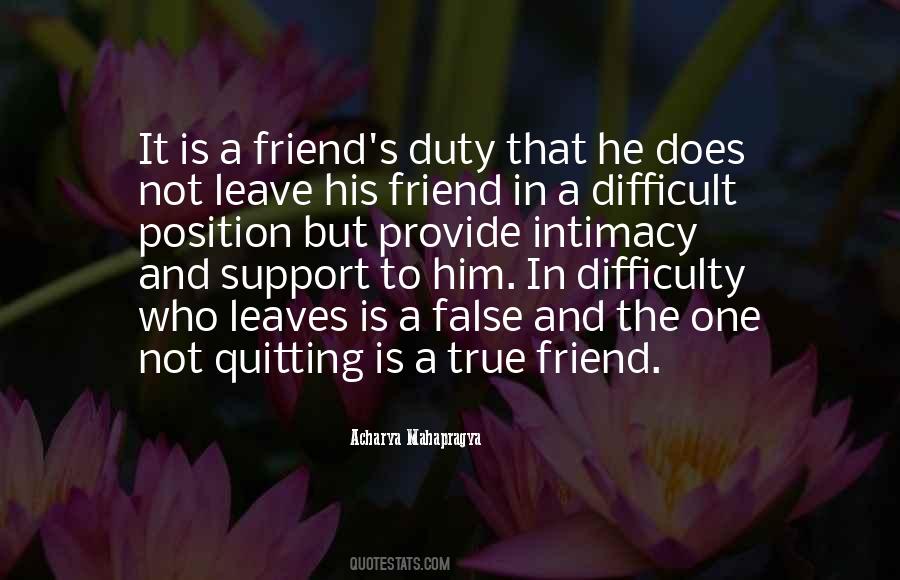 Quotes About A True Friendship #152400