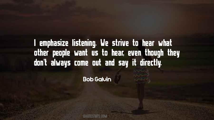 Quotes About Listening #1811771