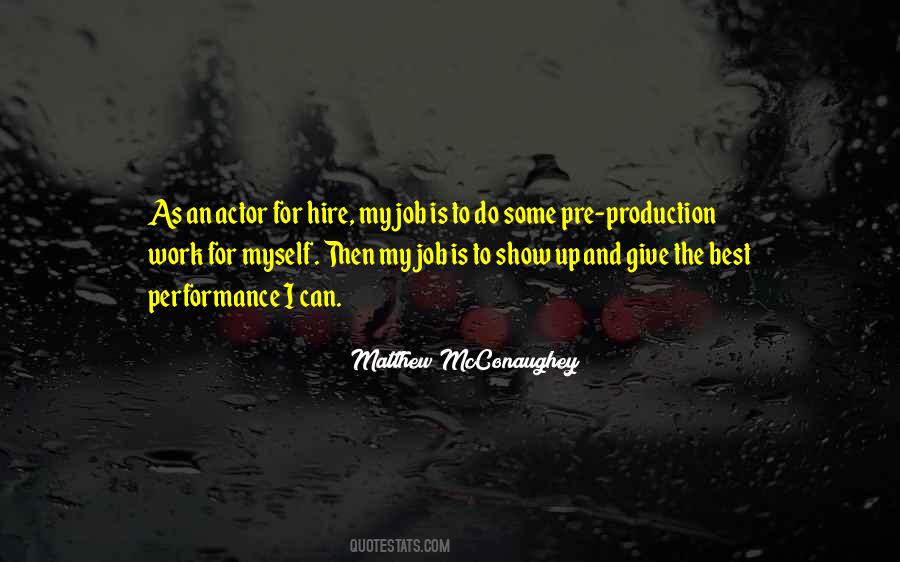 Quotes About Pre-production #111414