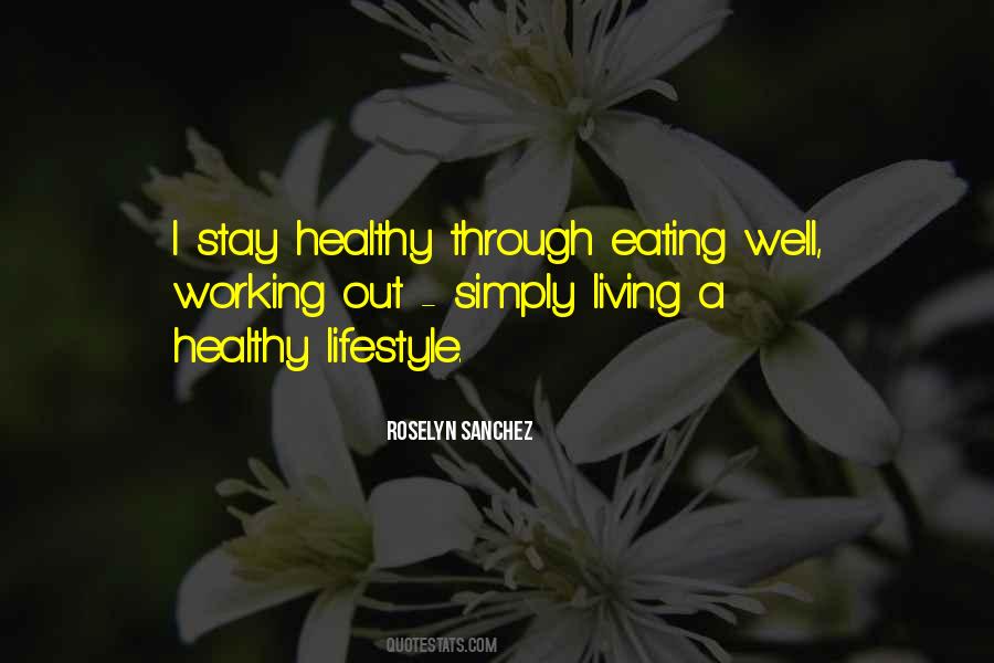 Quotes About Healthy Lifestyle #301369