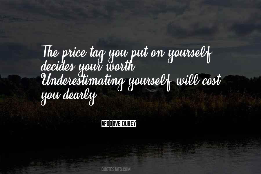 Quotes About Price Tag #1748512