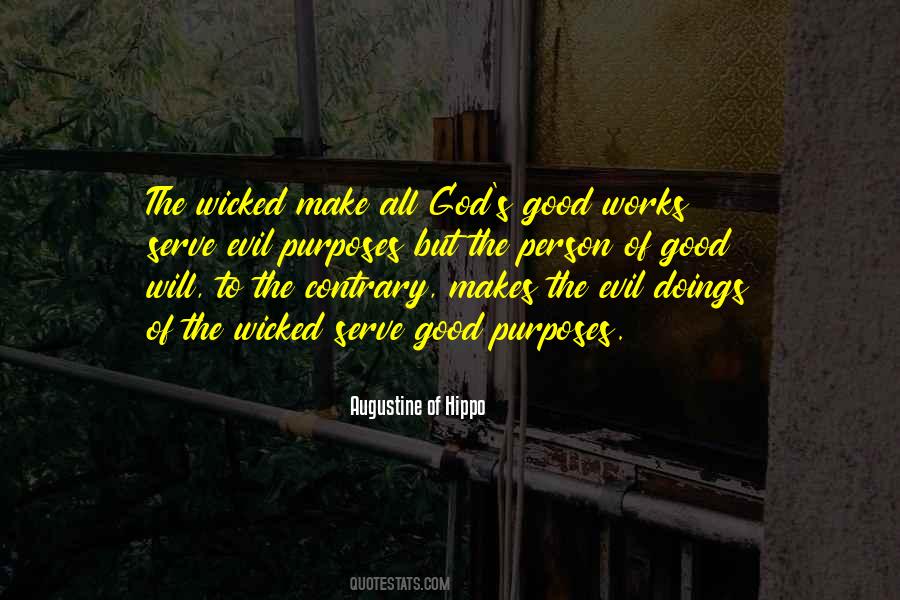 Quotes About Evil Doings #400436