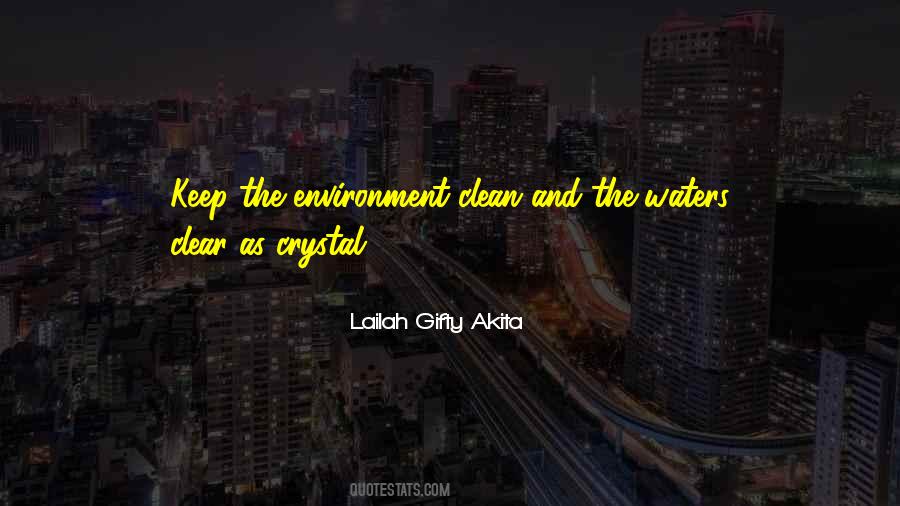 Quotes About Crystal Clear #20116