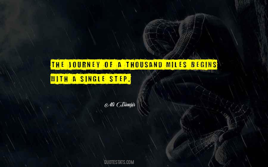 Journey Of A Thousand Miles Quotes #627044