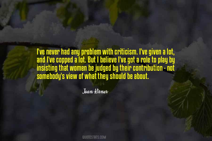 Role Of Women Quotes #7183