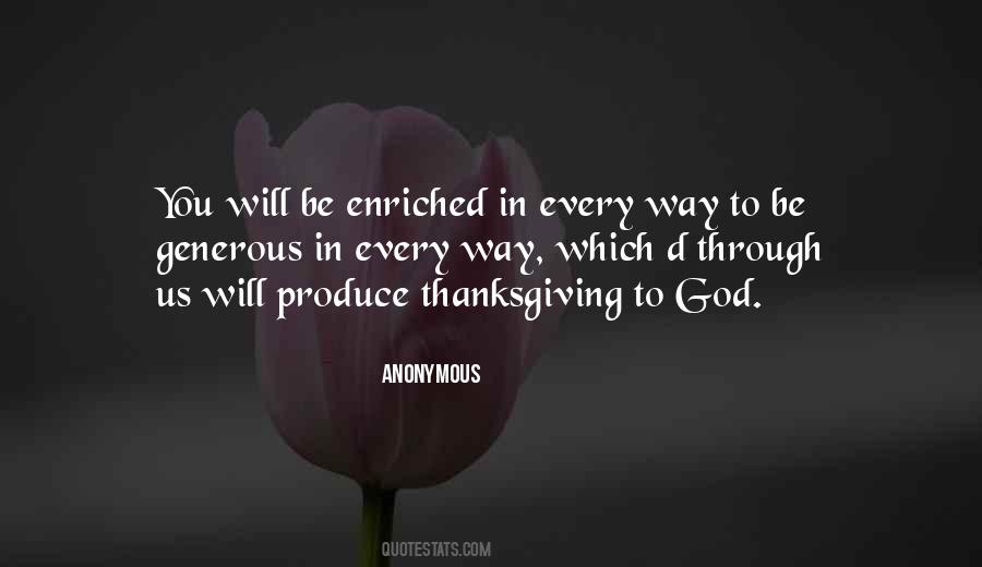 Quotes About Thanksgiving To God #1433770