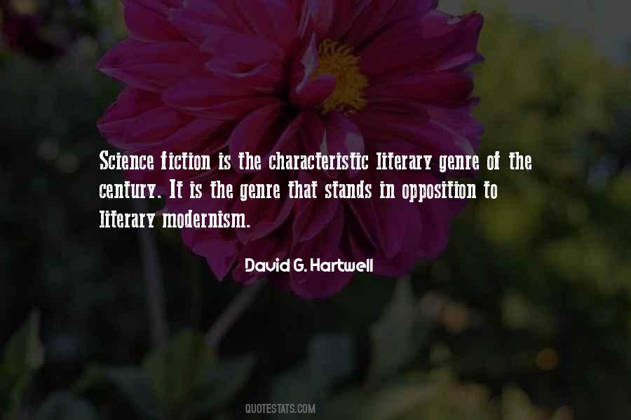 Quotes About Science Fiction Genre #1294686