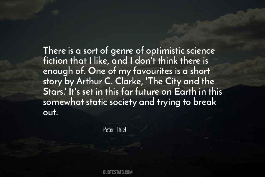 Quotes About Science Fiction Genre #1737012