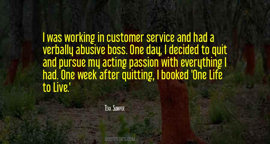 Quotes About Working In Customer Service #607653