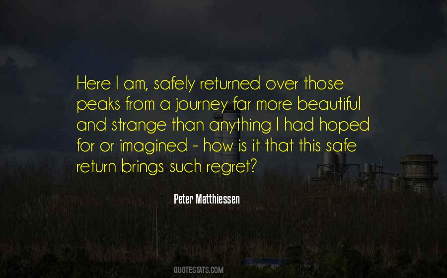 Quotes About Safe Journey #1034922