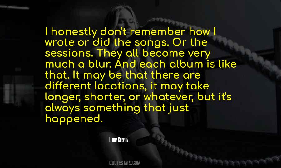 Happened How Quotes #101146