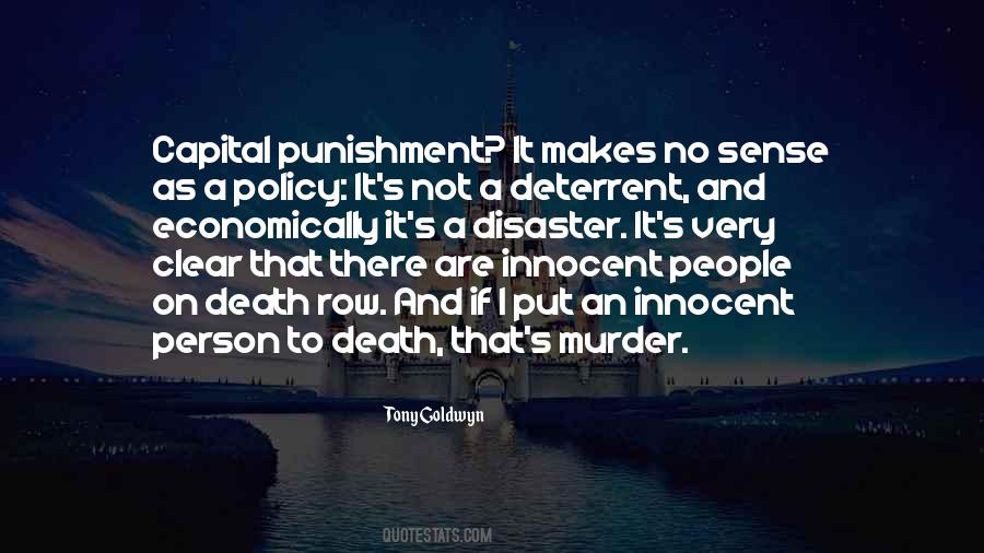 Innocent People On Death Row Quotes #231839