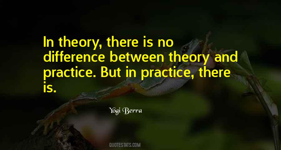 Quotes About Practice And Theory #894413
