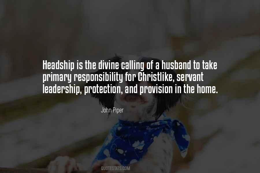 Quotes About Responsibility Of A Husband #284330