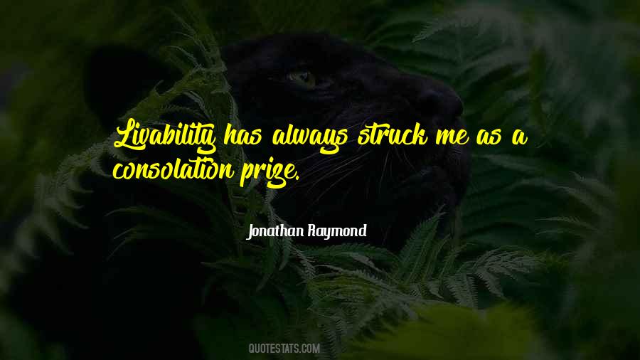 Quotes About Consolation Prize #1676210