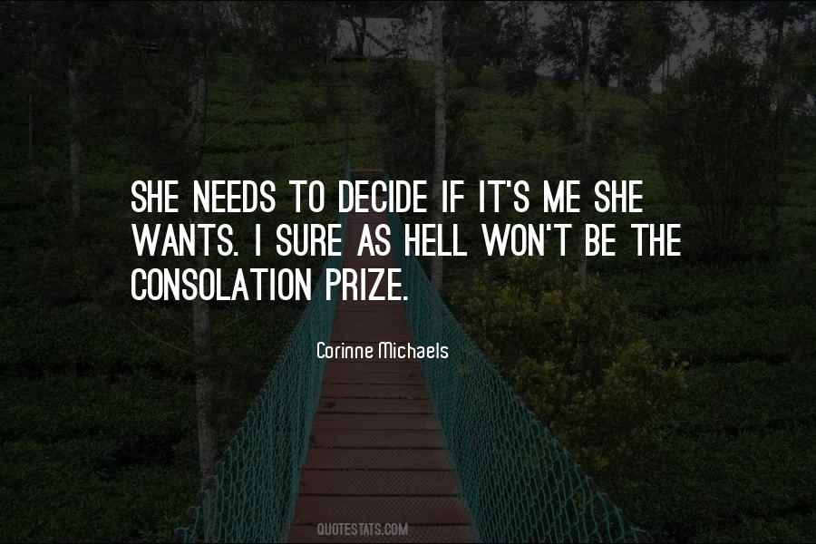Quotes About Consolation Prize #516081