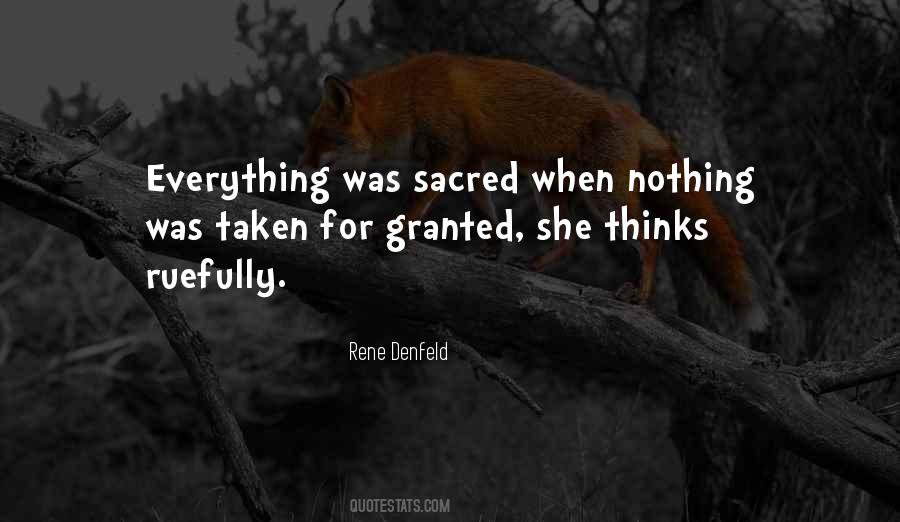 Quotes About Taken For Granted #1125498