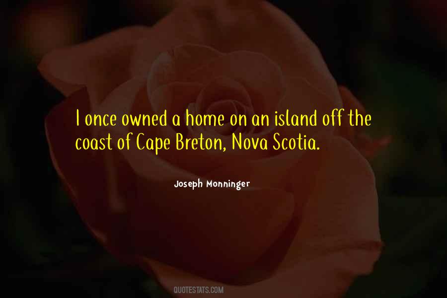 Quotes About Cape Breton #1496917