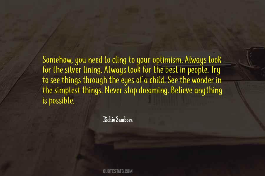 Quotes About Child's Eyes #71011