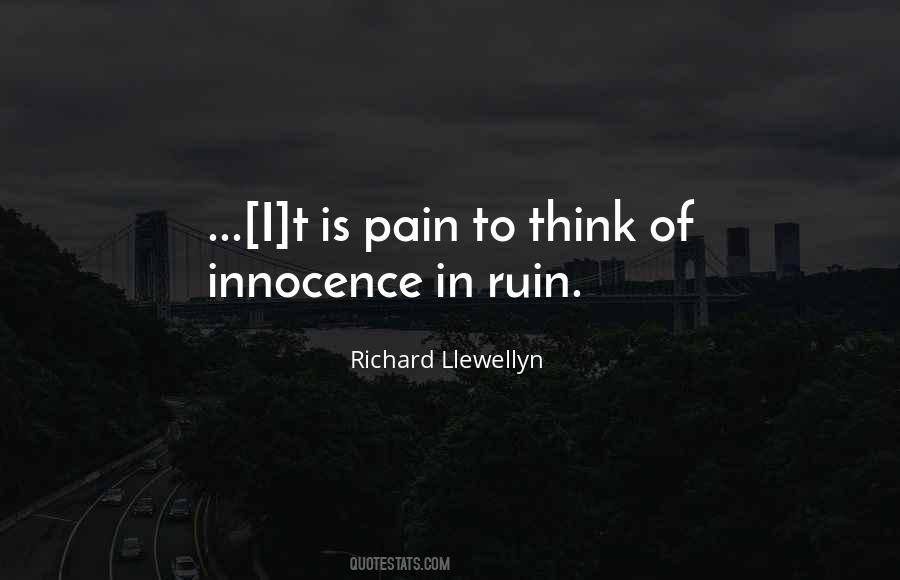 Ruined Innocence Quotes #1186081