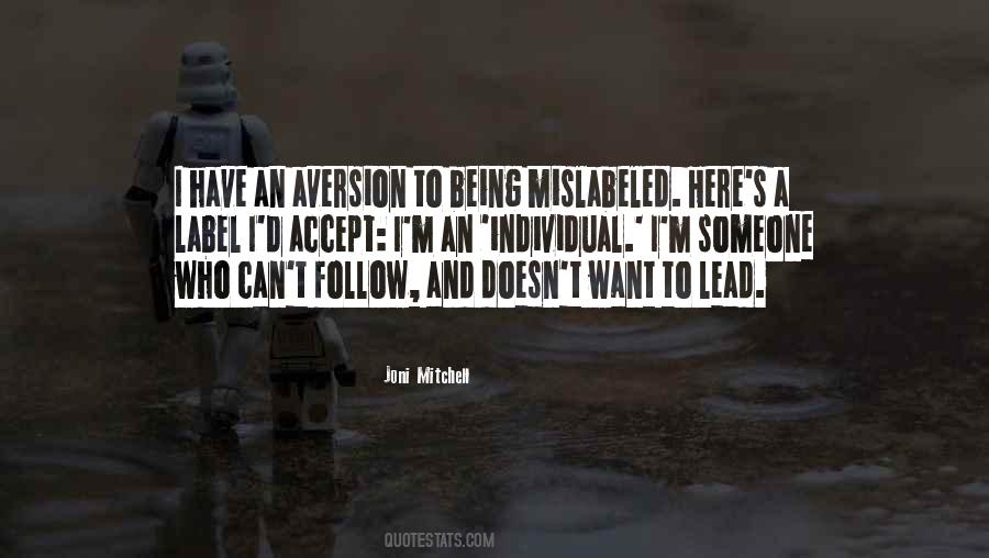 Quotes About Being Mislabeled #1777325