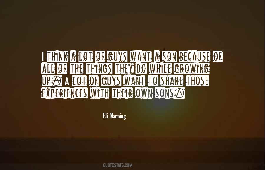 Quotes About Sons Growing Up #73036