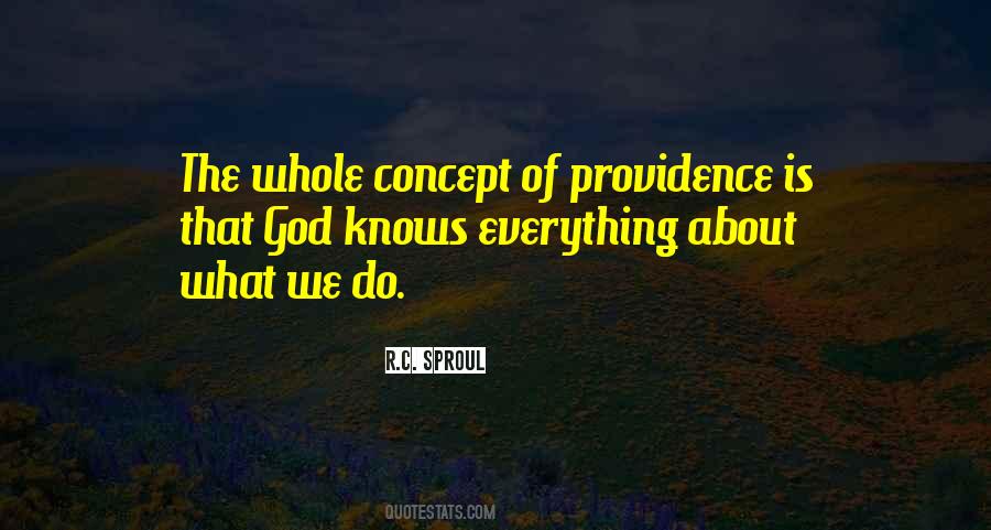 Quotes About Providence #1249012