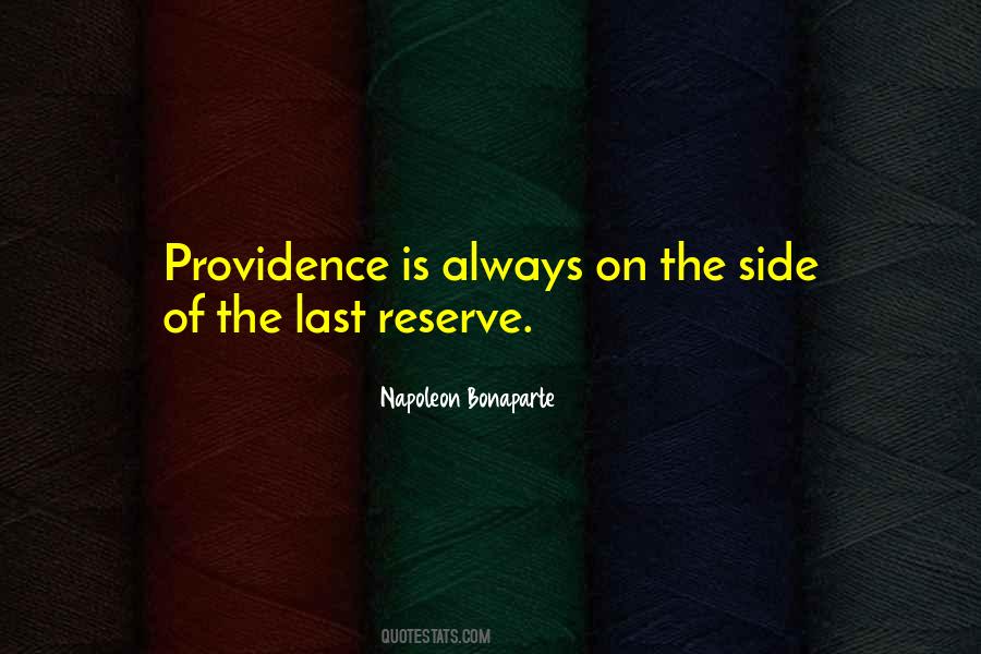 Quotes About Providence #1278208