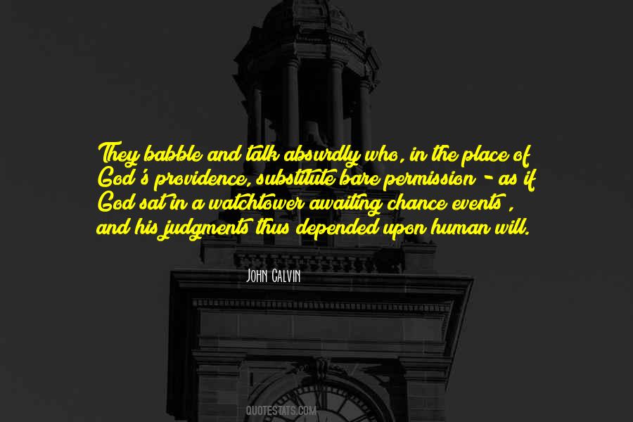 Quotes About Providence #947650