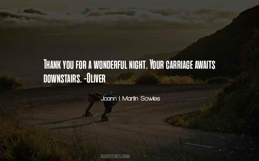 Quotes About Wonderful Night #1852809