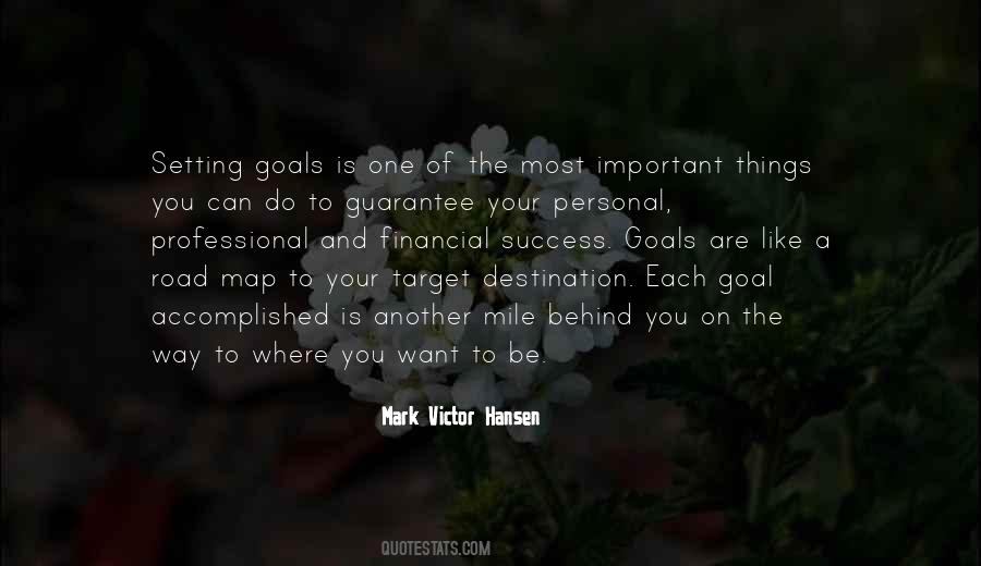 Quotes About Setting Personal Goals #540245