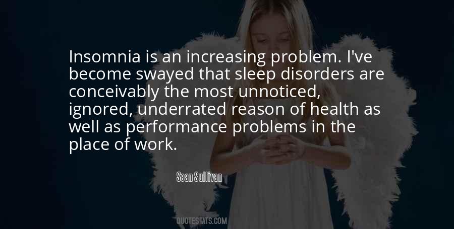 Quotes About Sleep Disorders #1163016