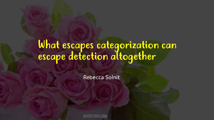 Quotes About Categorization #554333