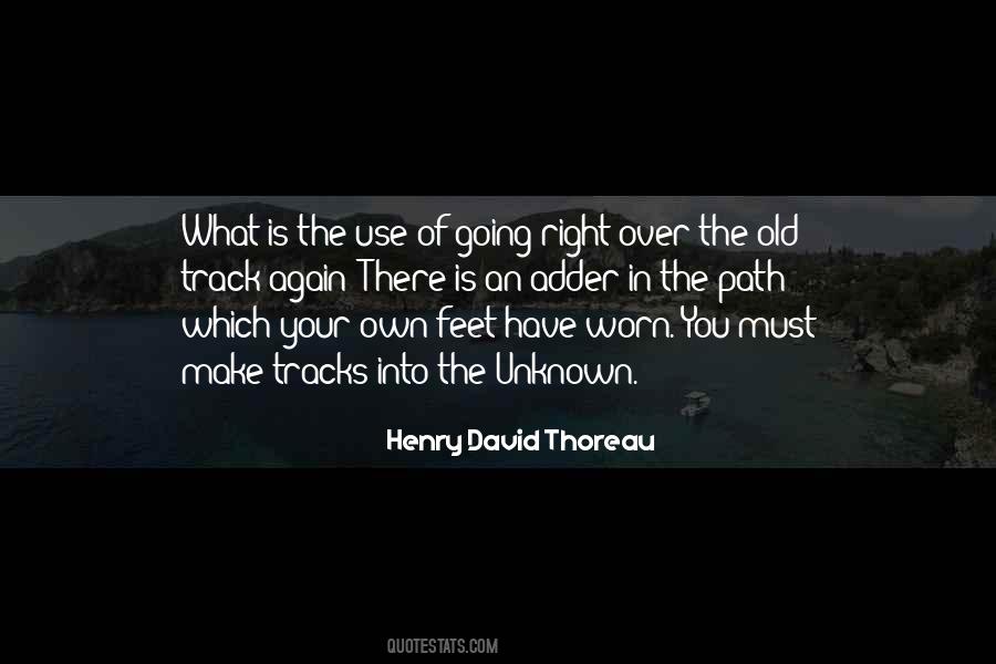 Quotes About The Unknown Path #1246906