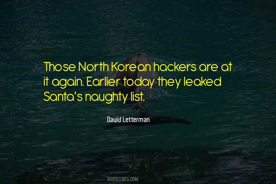 Quotes About The Naughty List #1050714