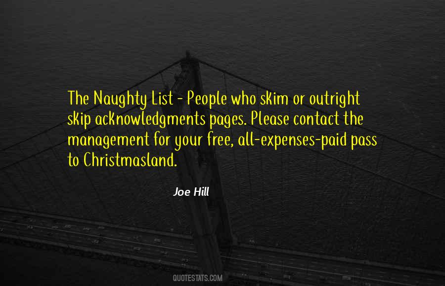 Quotes About The Naughty List #1349910