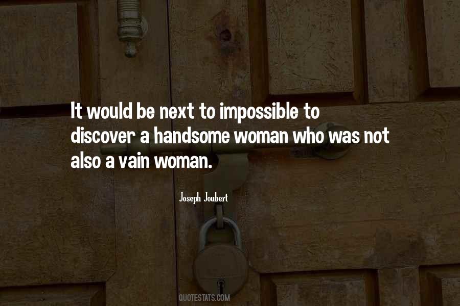 Quotes About Vain Woman #296135