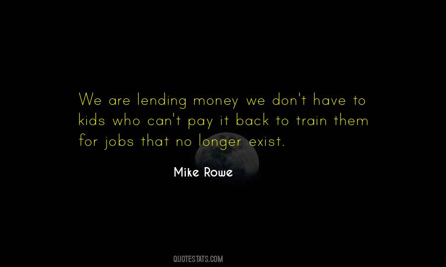 Quotes About Lending Money #125345