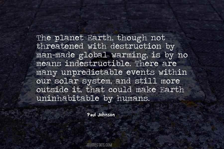 Quotes About Earth Destruction #1757408