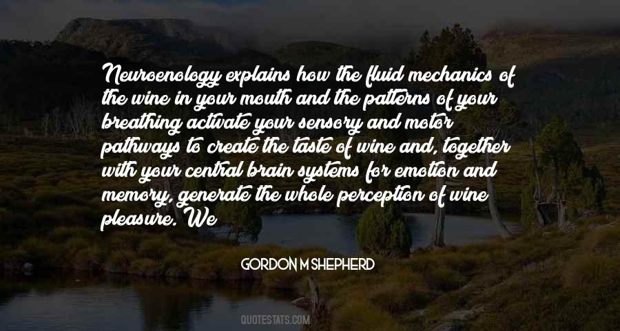 Quotes About Sensory Memory #596442