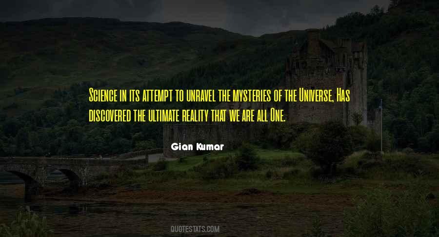 Science Reality Quotes #10798