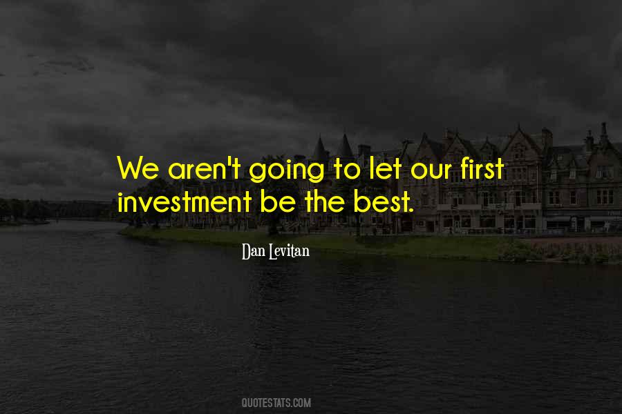 Best Investment Quotes #1495473