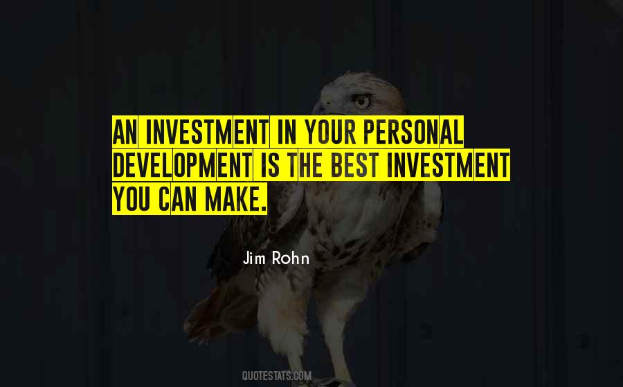 Best Investment Quotes #1505781